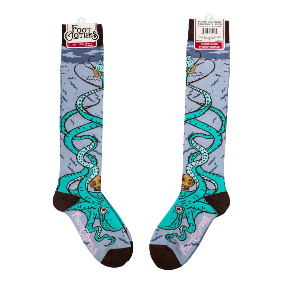 Attack of the Kraken Knee High Socks