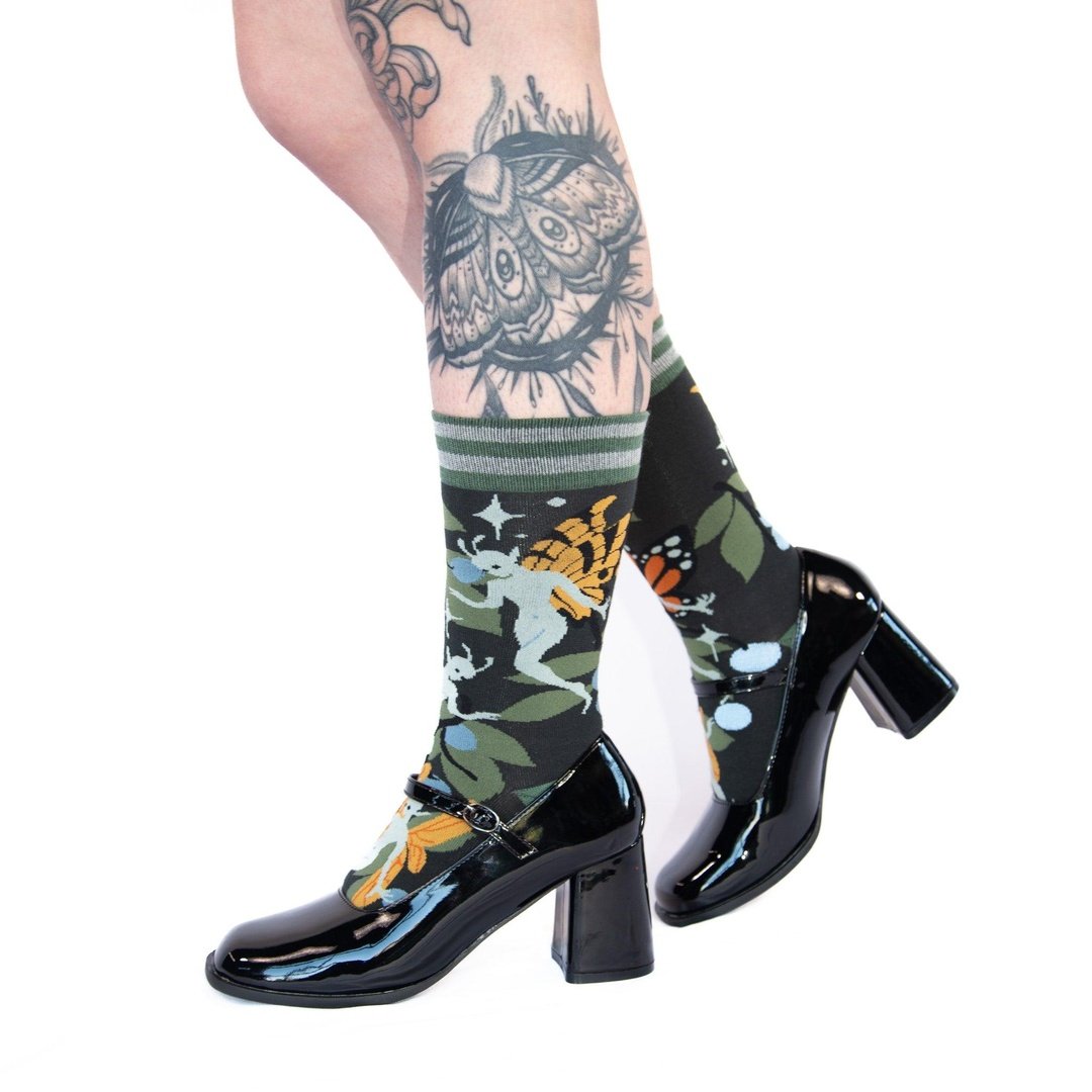 Fanciful Fairies Crew Socks