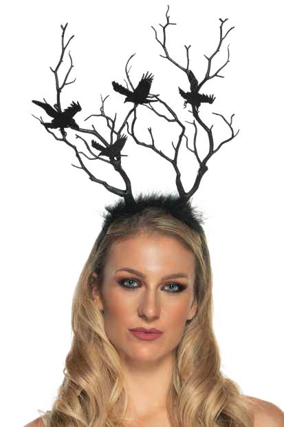 Evil Witch Crow Crown