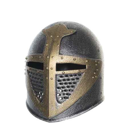 Rounded Medieval Crusader Bucket Helmet