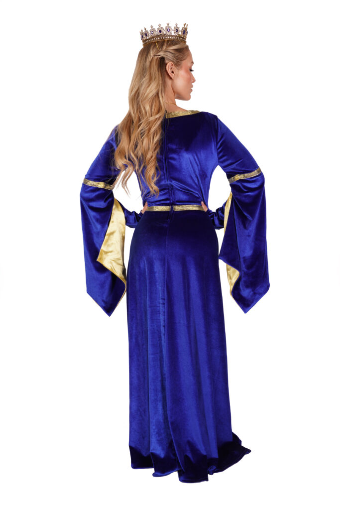 Blue & Gold Royal Renaissance Gown