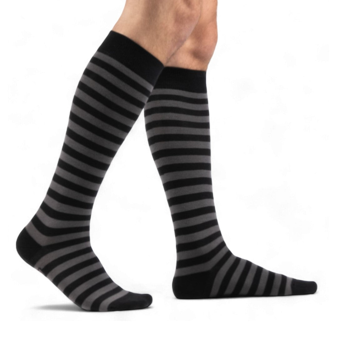 Grey & Black Knee High Sock Pack | 2 Designs