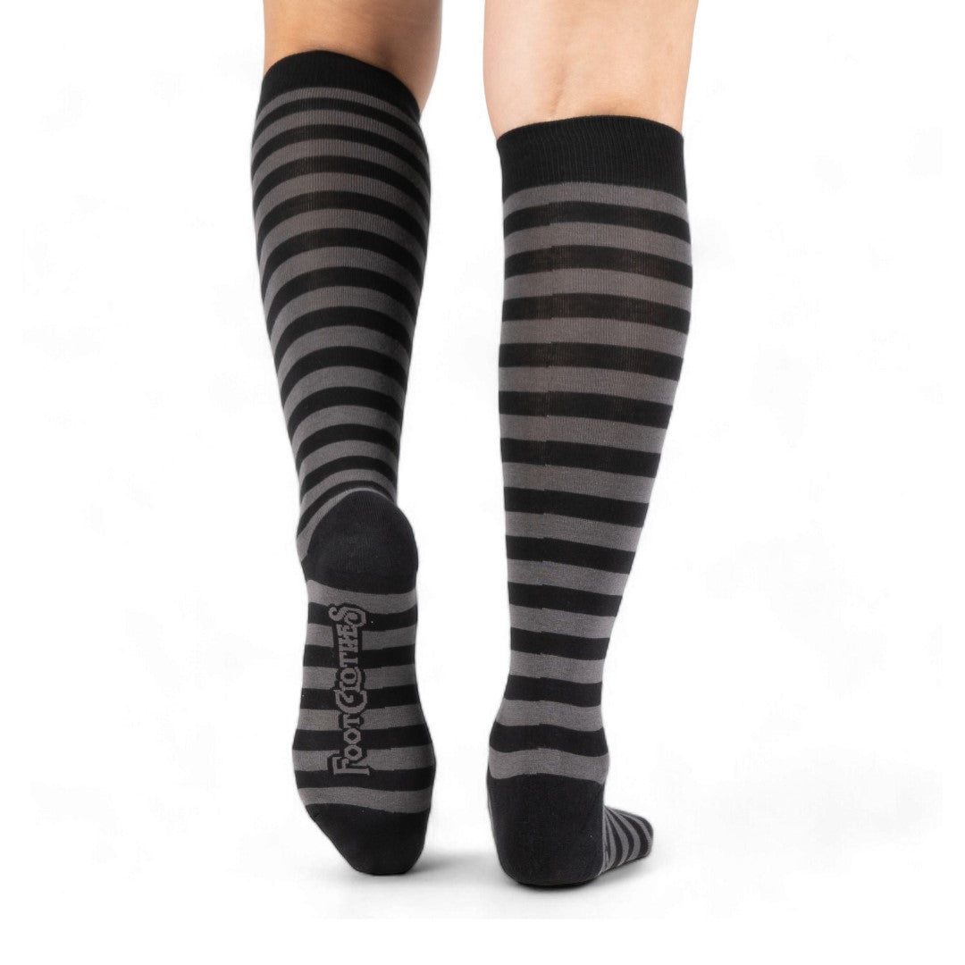 Grey & Black Knee High Sock Pack | 2 Designs
