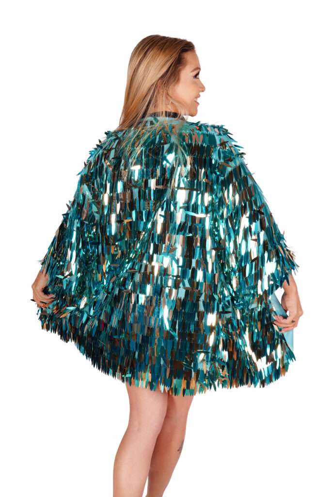 Blue Multicolored Duster