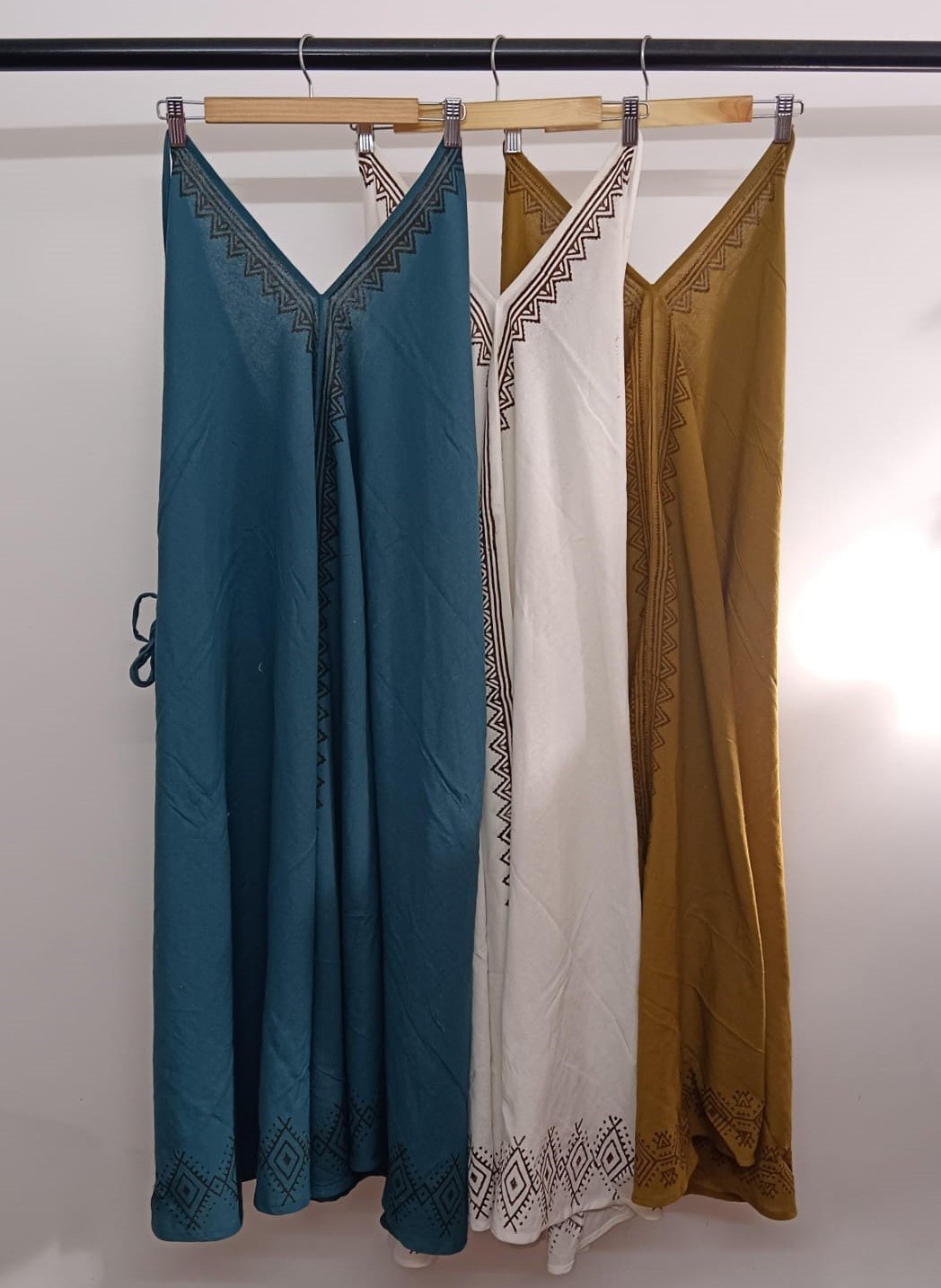 Backless Halter V-Neck Dress