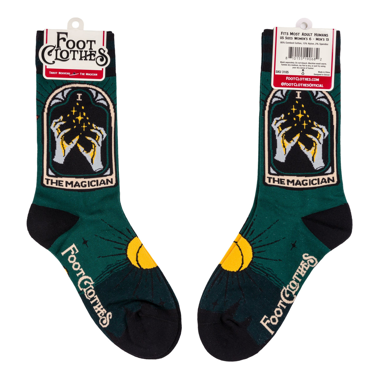 The Magician Tarot Nouveau Crew Socks