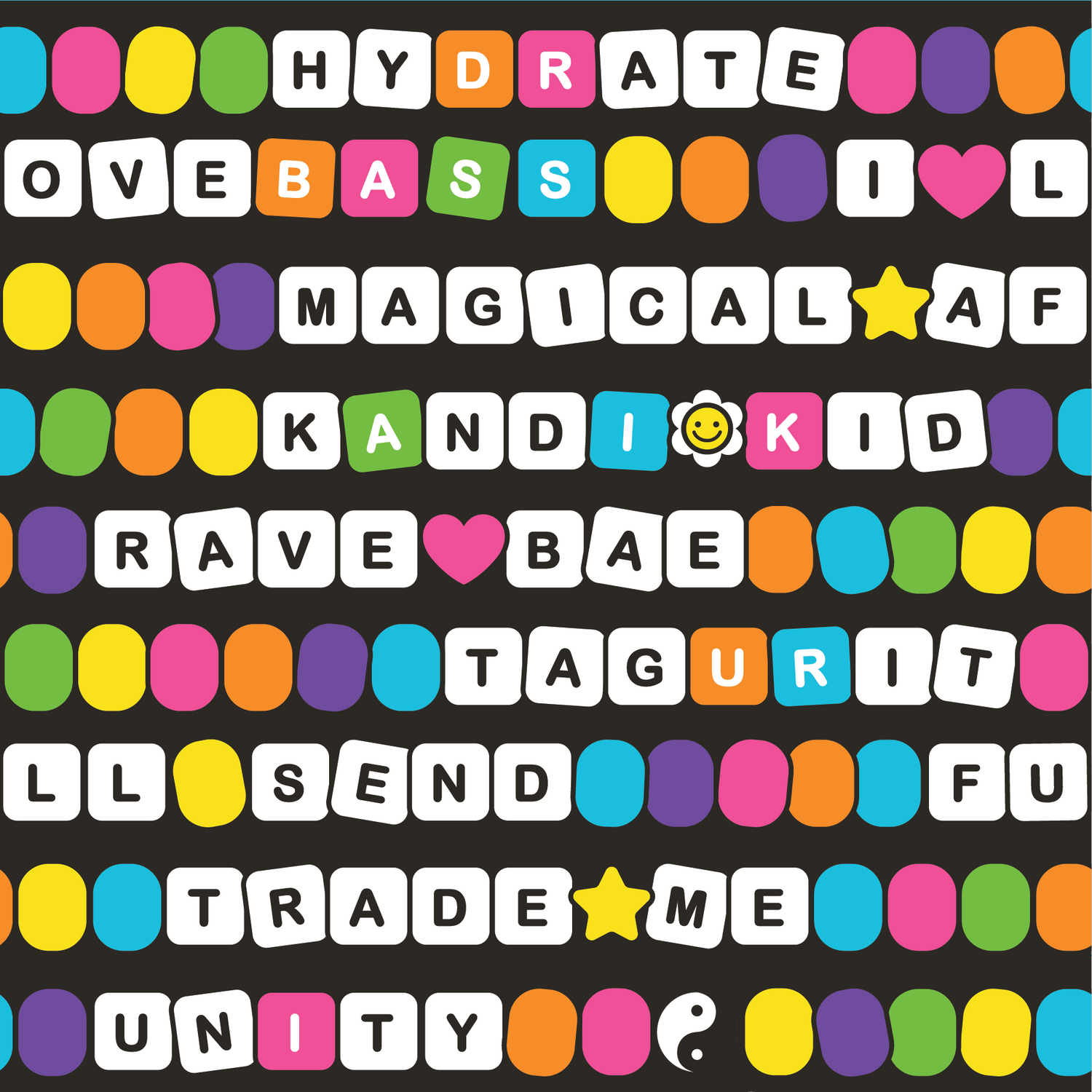 Kandi Land Crew Socks