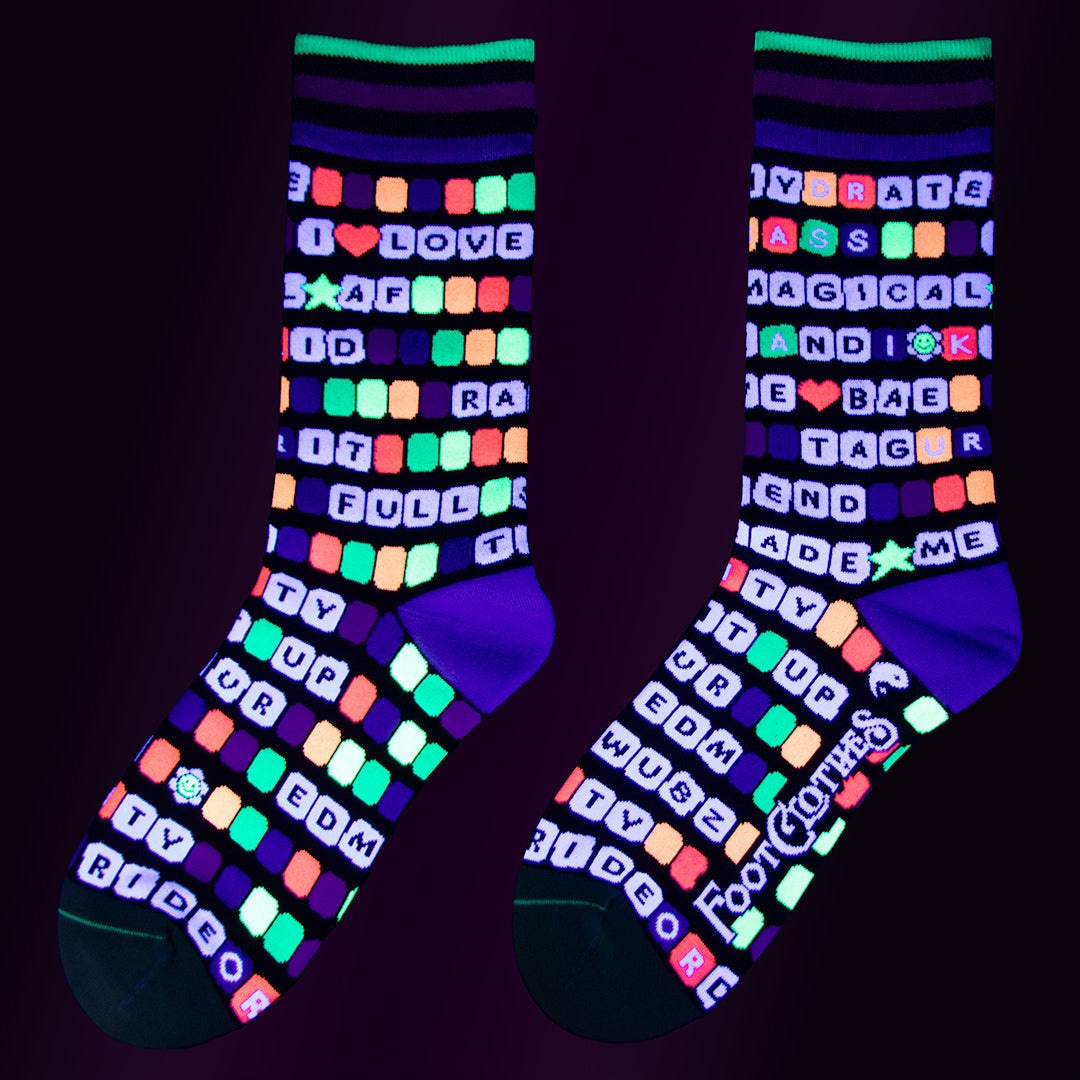 Kandi Land Crew Socks