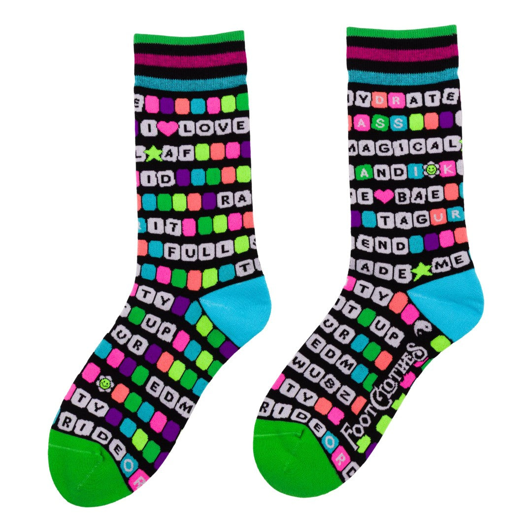 Kandi Land Crew Socks