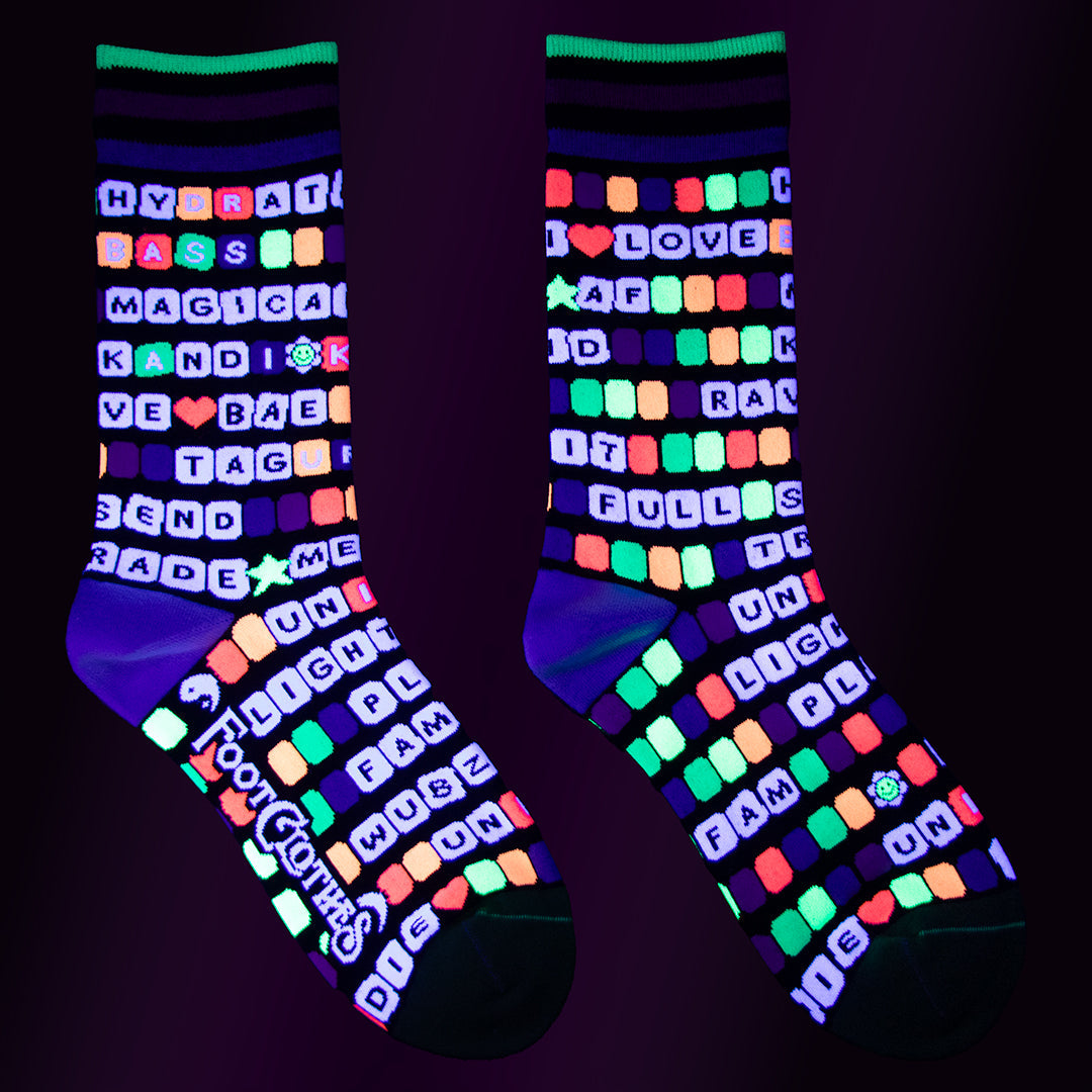 Kandi Land Crew Socks