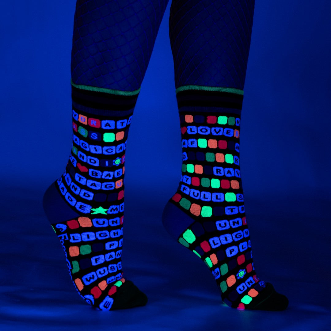 Kandi Land Crew Socks