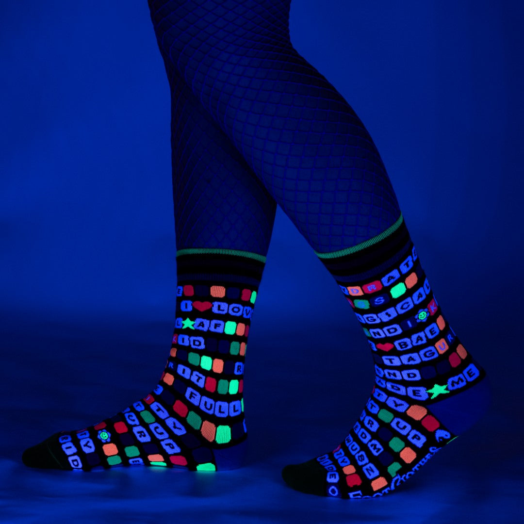 Kandi Land Crew Socks