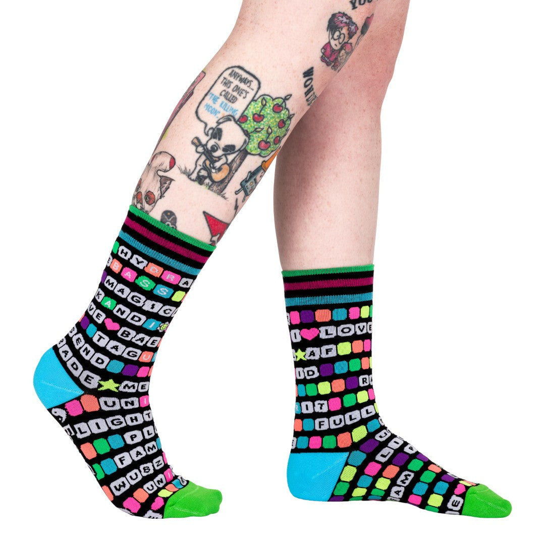 Kandi Land Crew Socks
