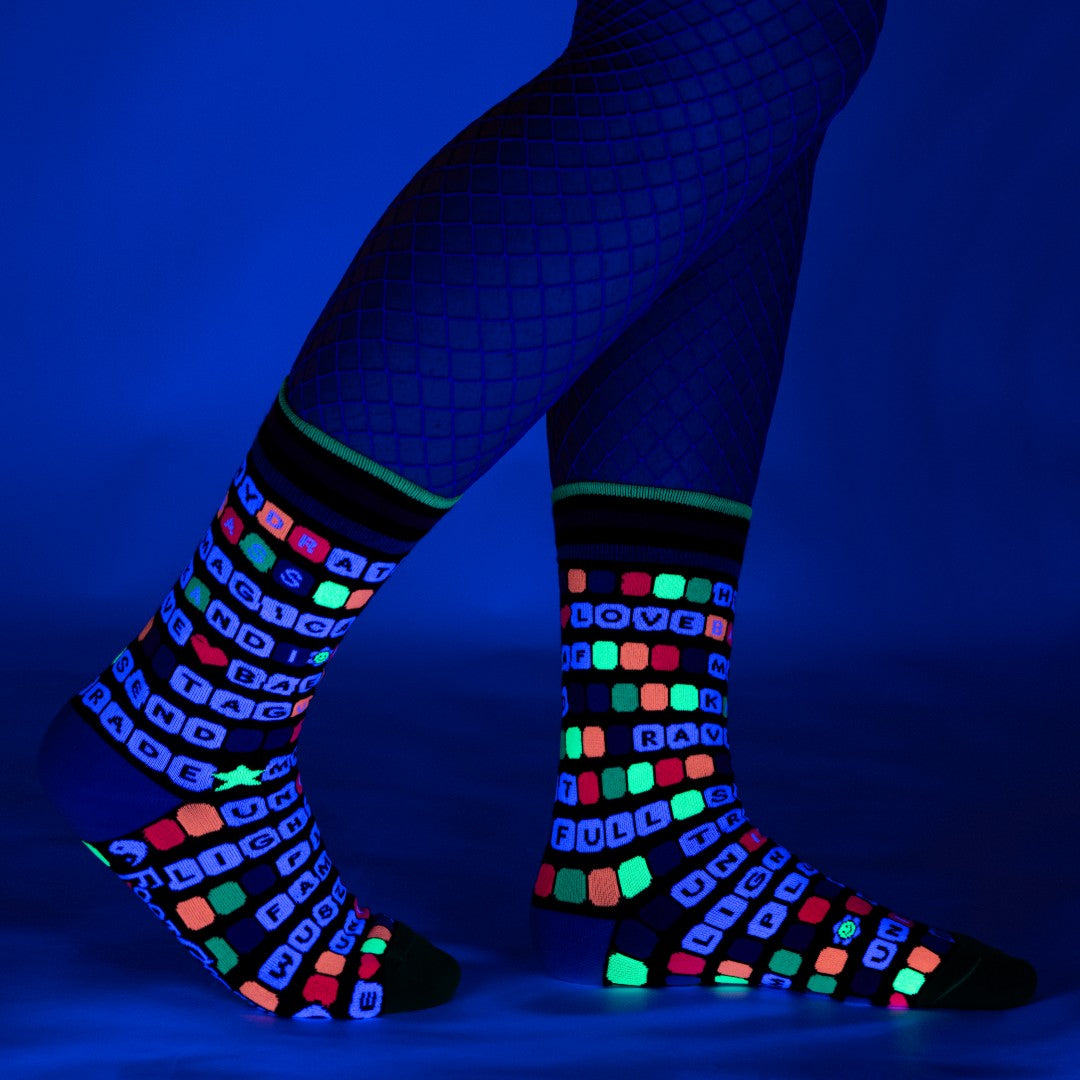 Kandi Land Crew Socks