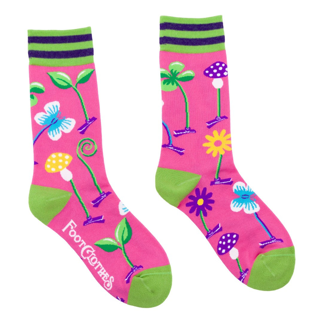 Trippy Clippies Crew Socks
