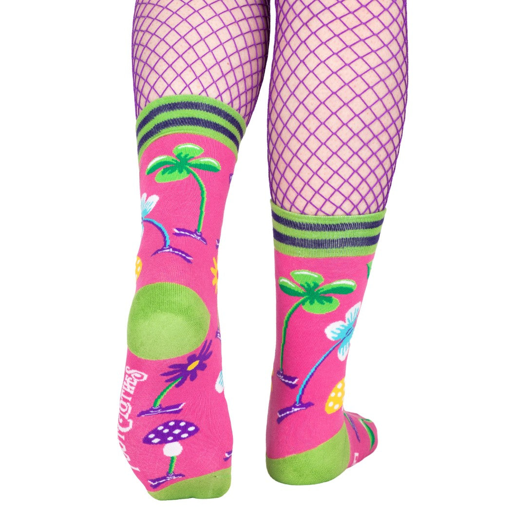 Trippy Clippies Crew Socks