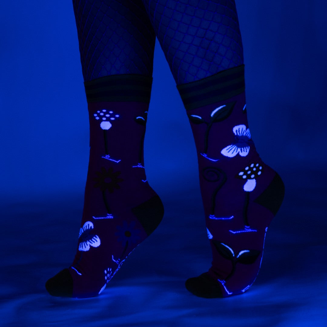Trippy Clippies Crew Socks