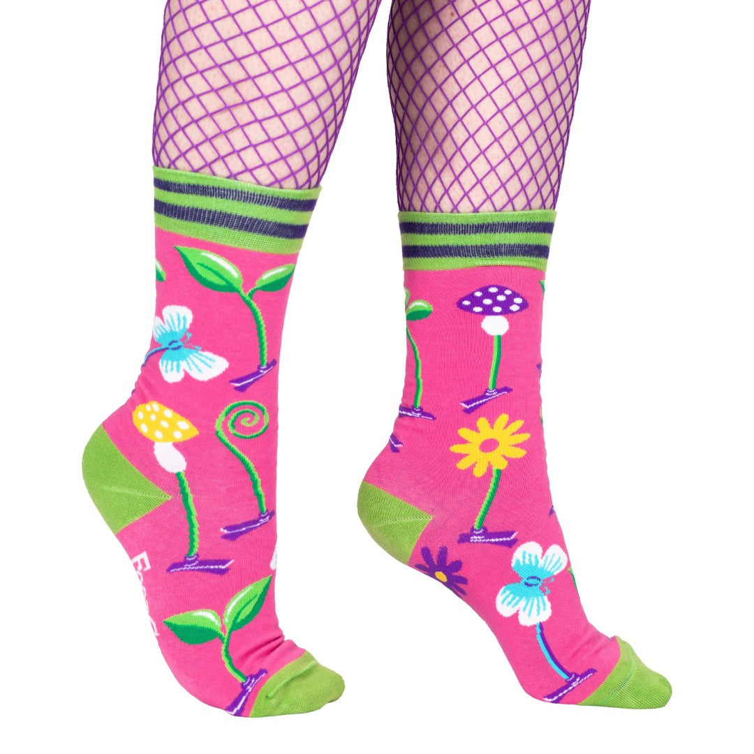 Trippy Clippies Crew Socks