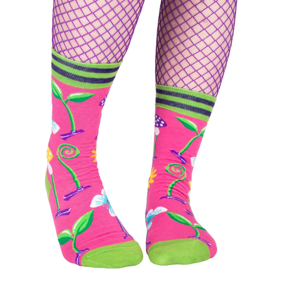 Trippy Clippies Crew Socks