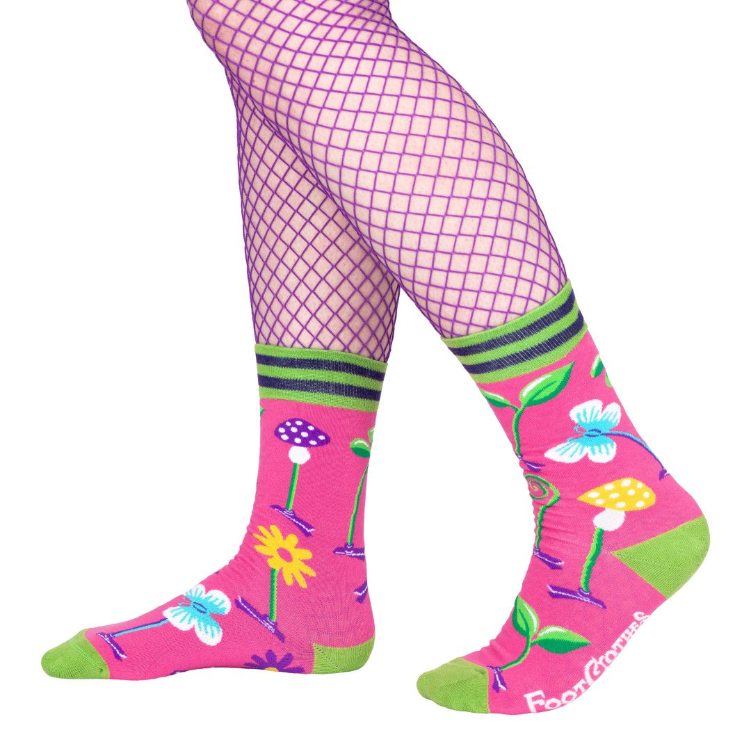 Trippy Clippies Crew Socks