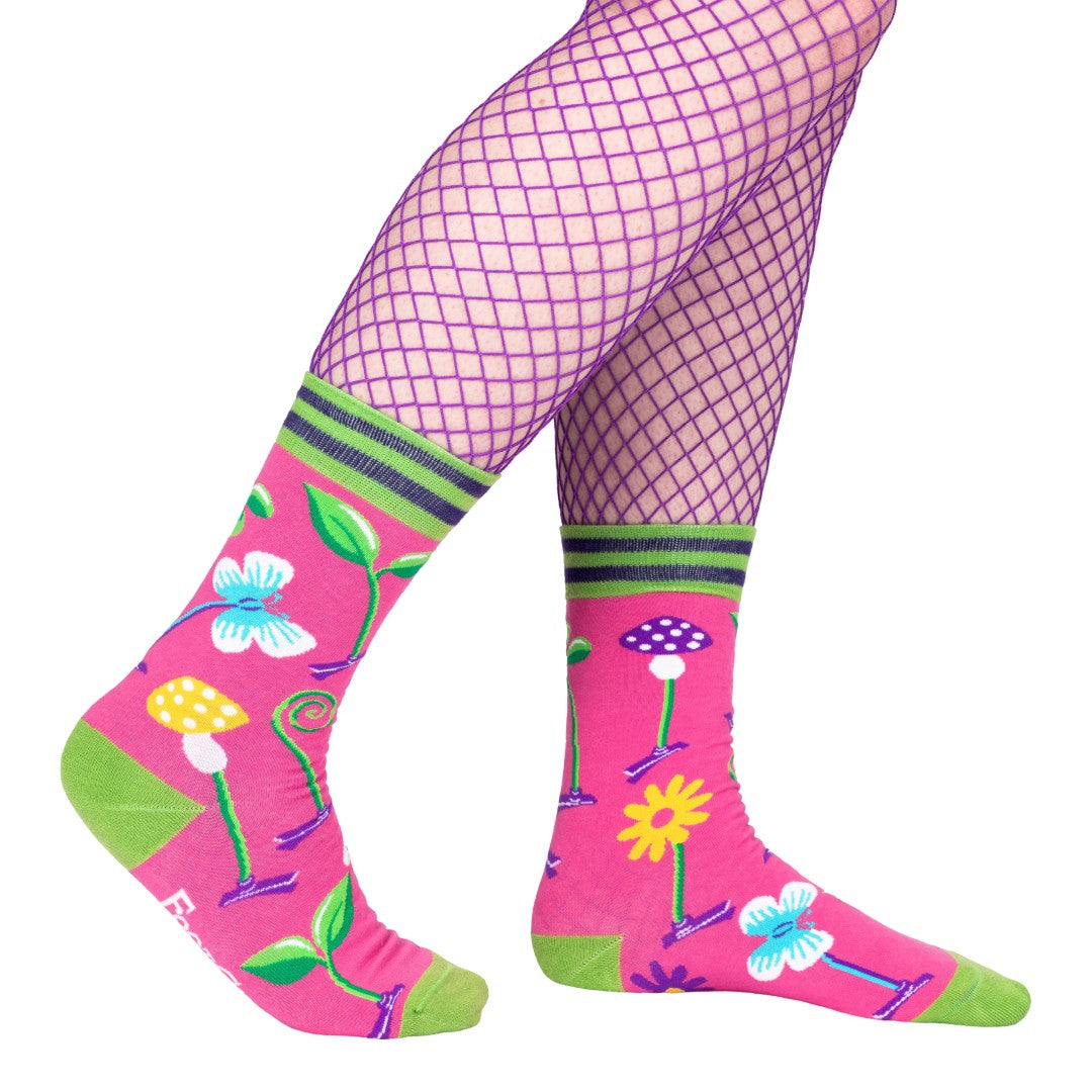 Trippy Clippies Crew Socks