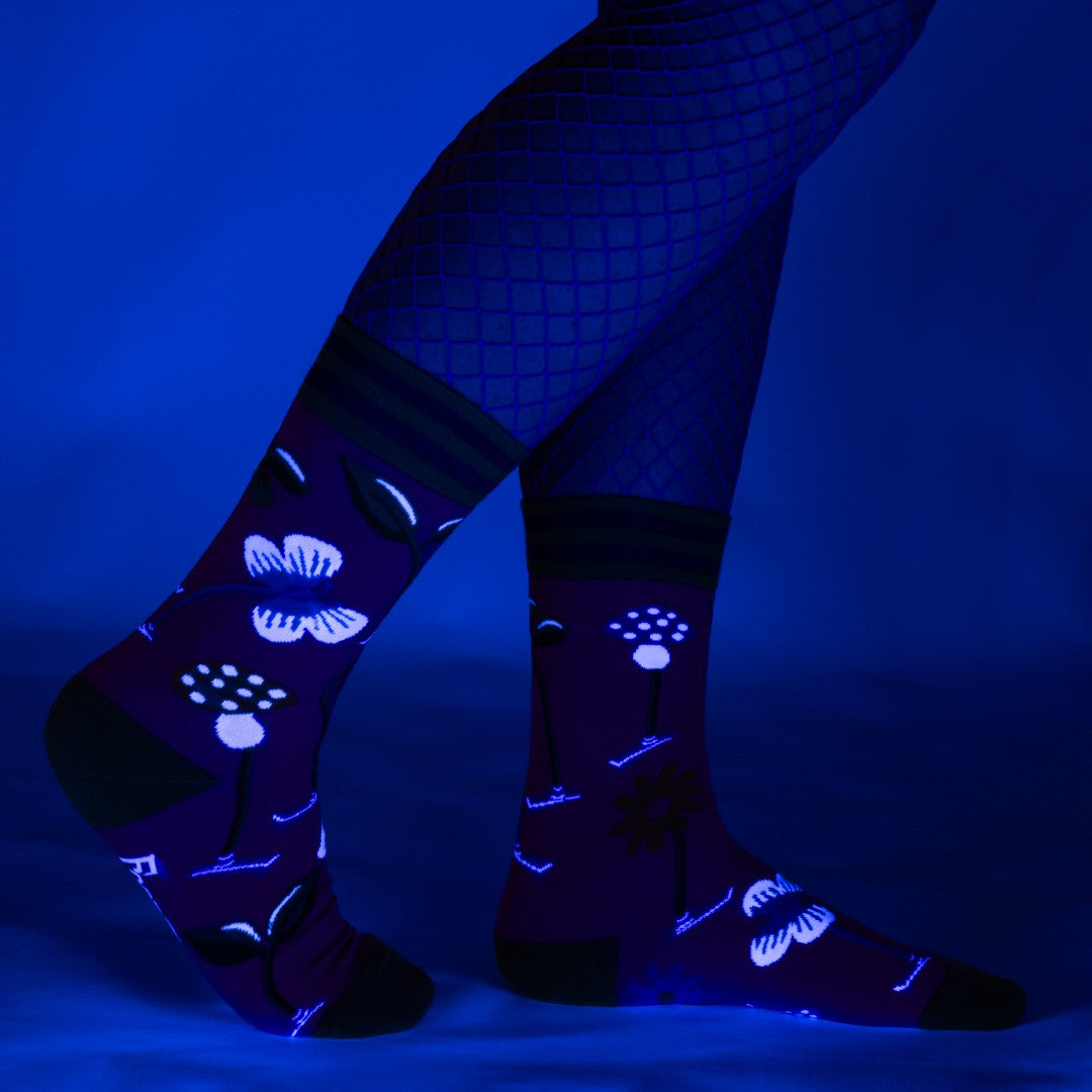 Trippy Clippies Crew Socks