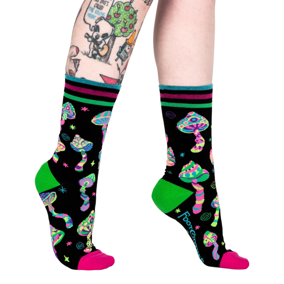 Funky Fungi Crew Socks