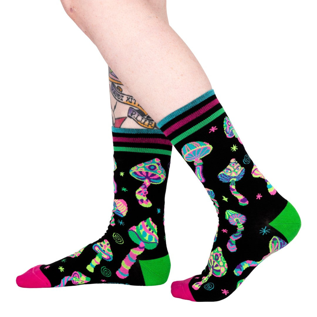 Funky Fungi Crew Socks