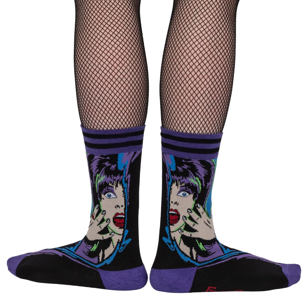 Elvira Unpleasant Dreemz Crew Socks