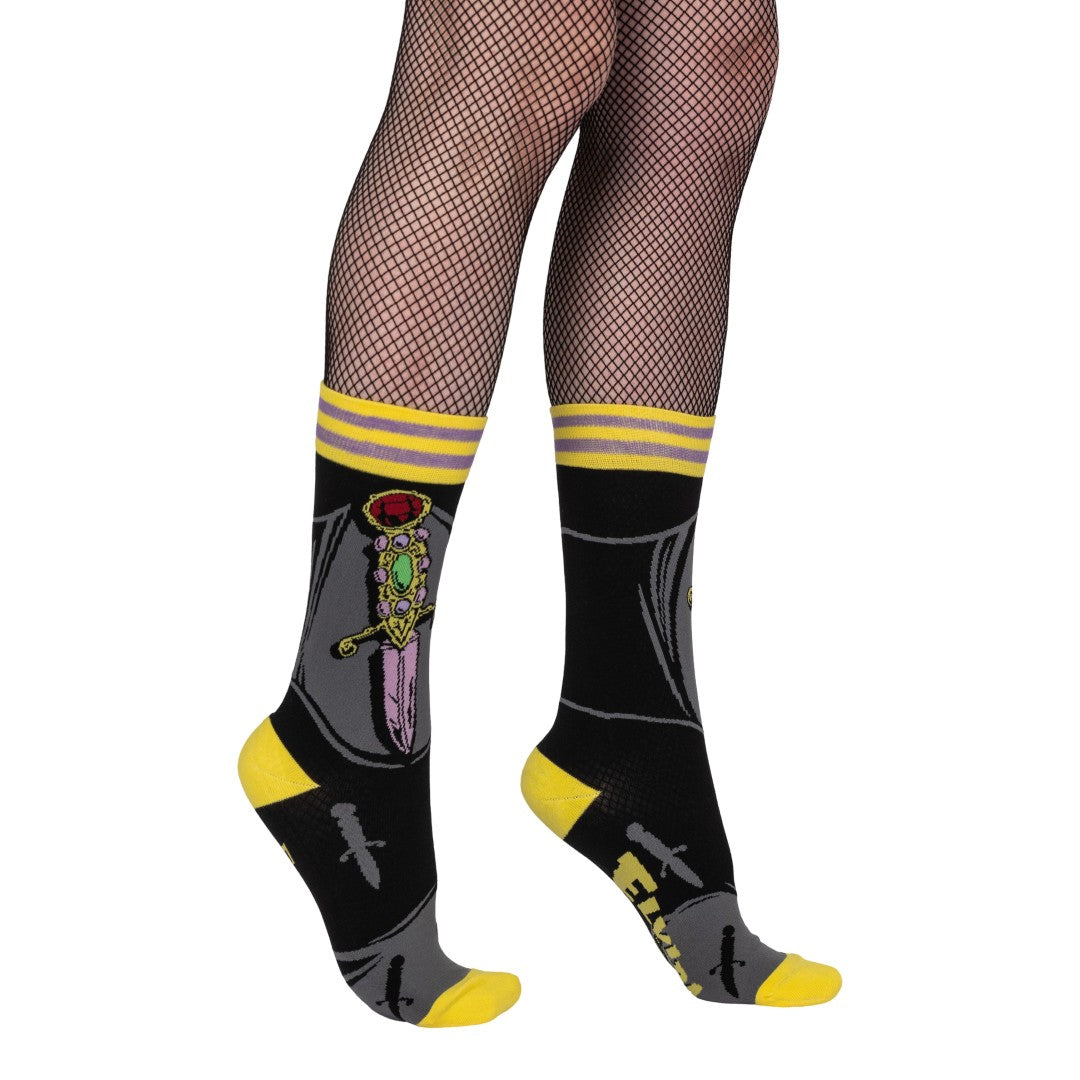Elvira I Cut You Crew Socks