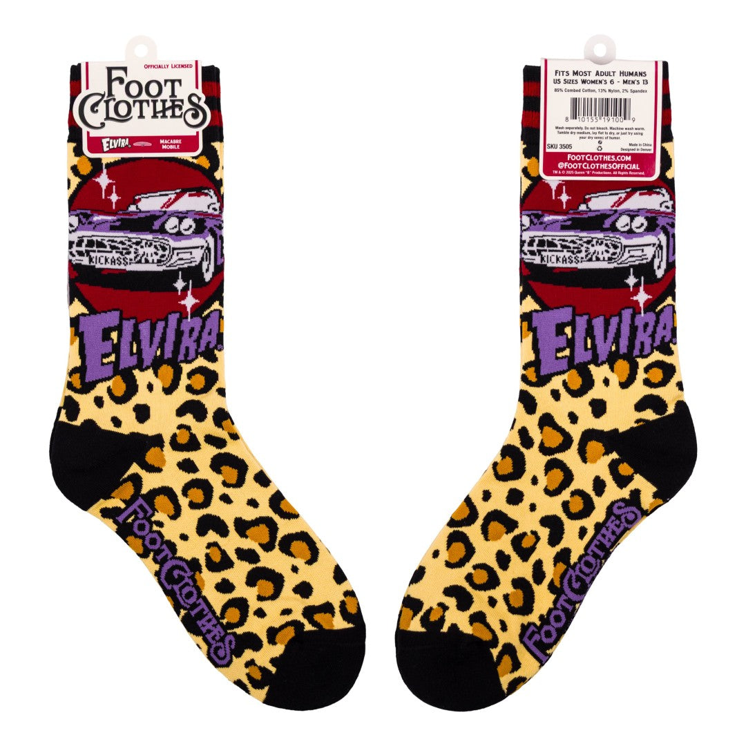 Elvira Macabre Mobile Crew Socks