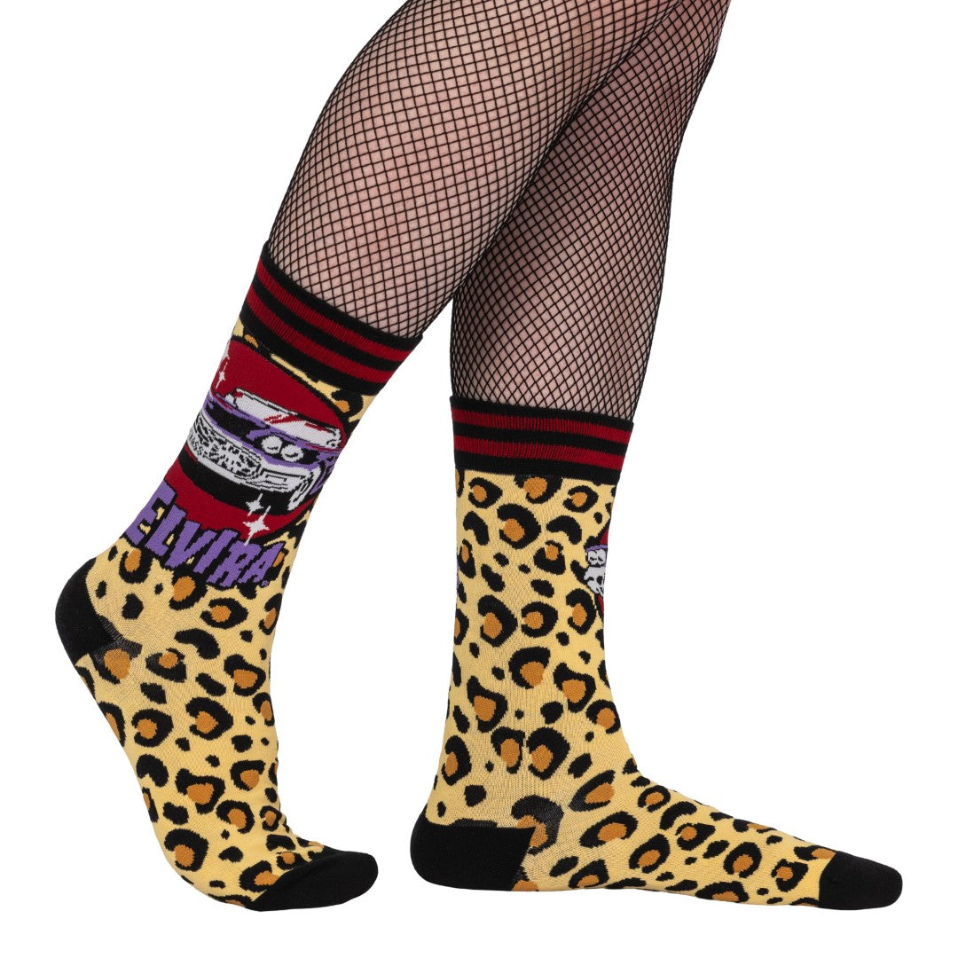 Elvira Macabre Mobile Crew Socks