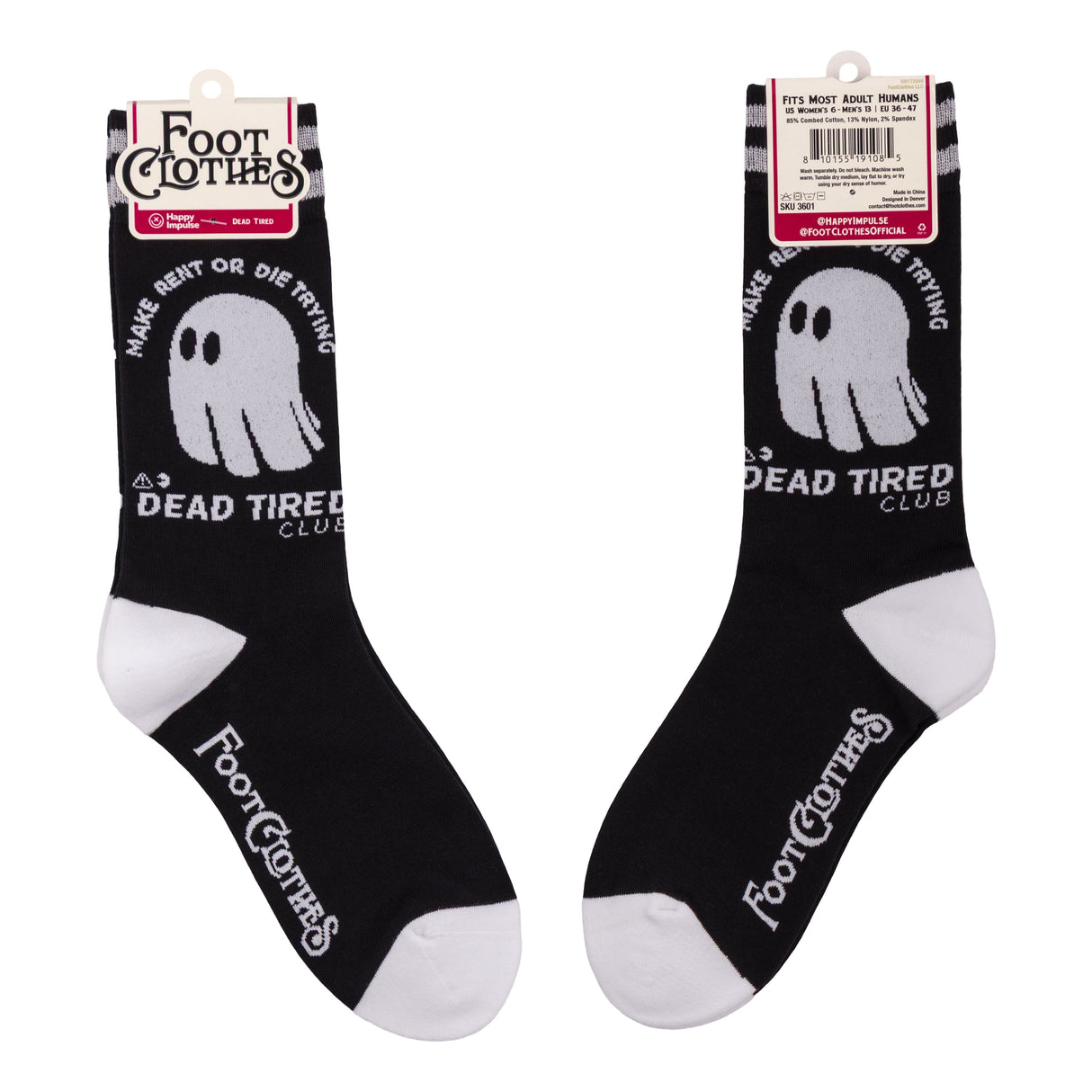 Dead Tired Crew Socks