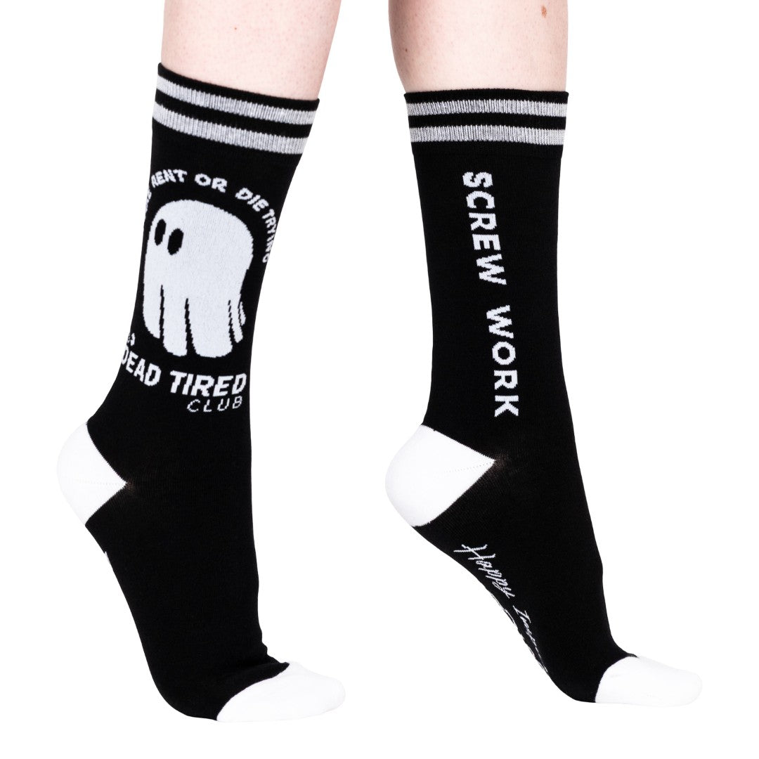 Dead Tired Crew Socks
