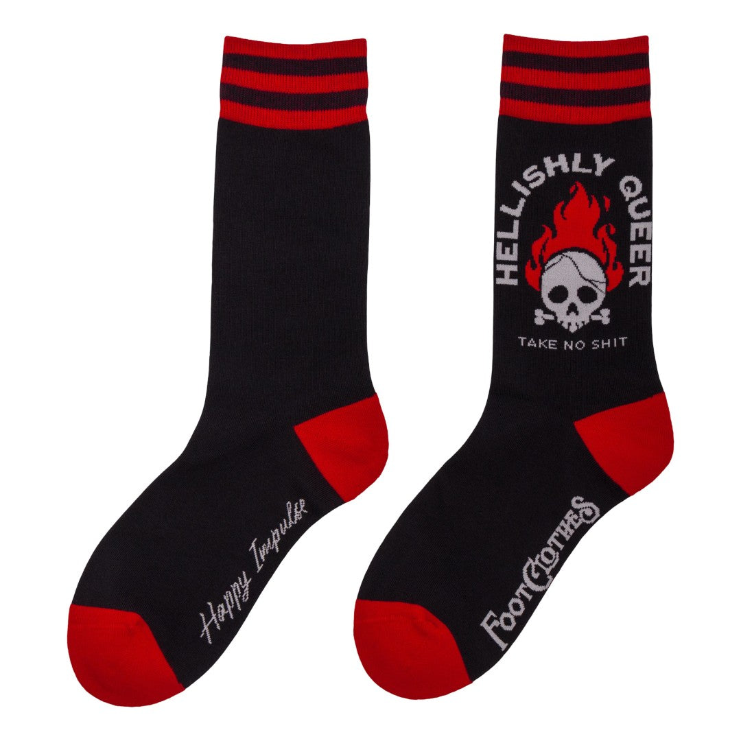 Hellishly Queer Crew Socks