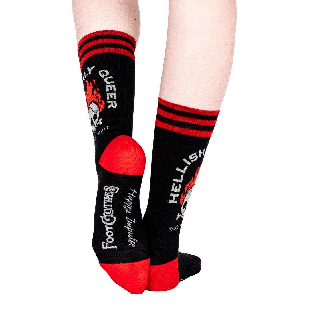 Hellishly Queer Crew Socks