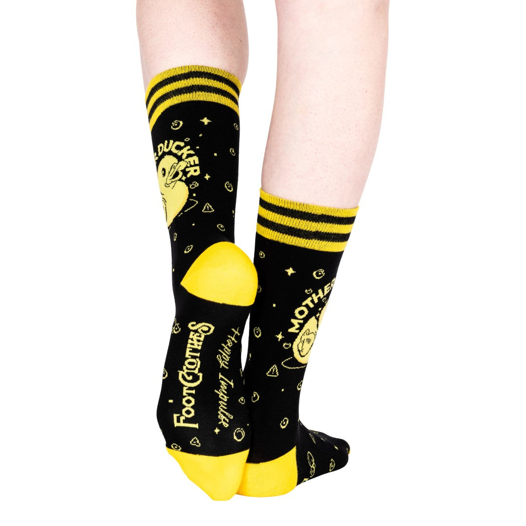 Mother Ducker Crew Socks