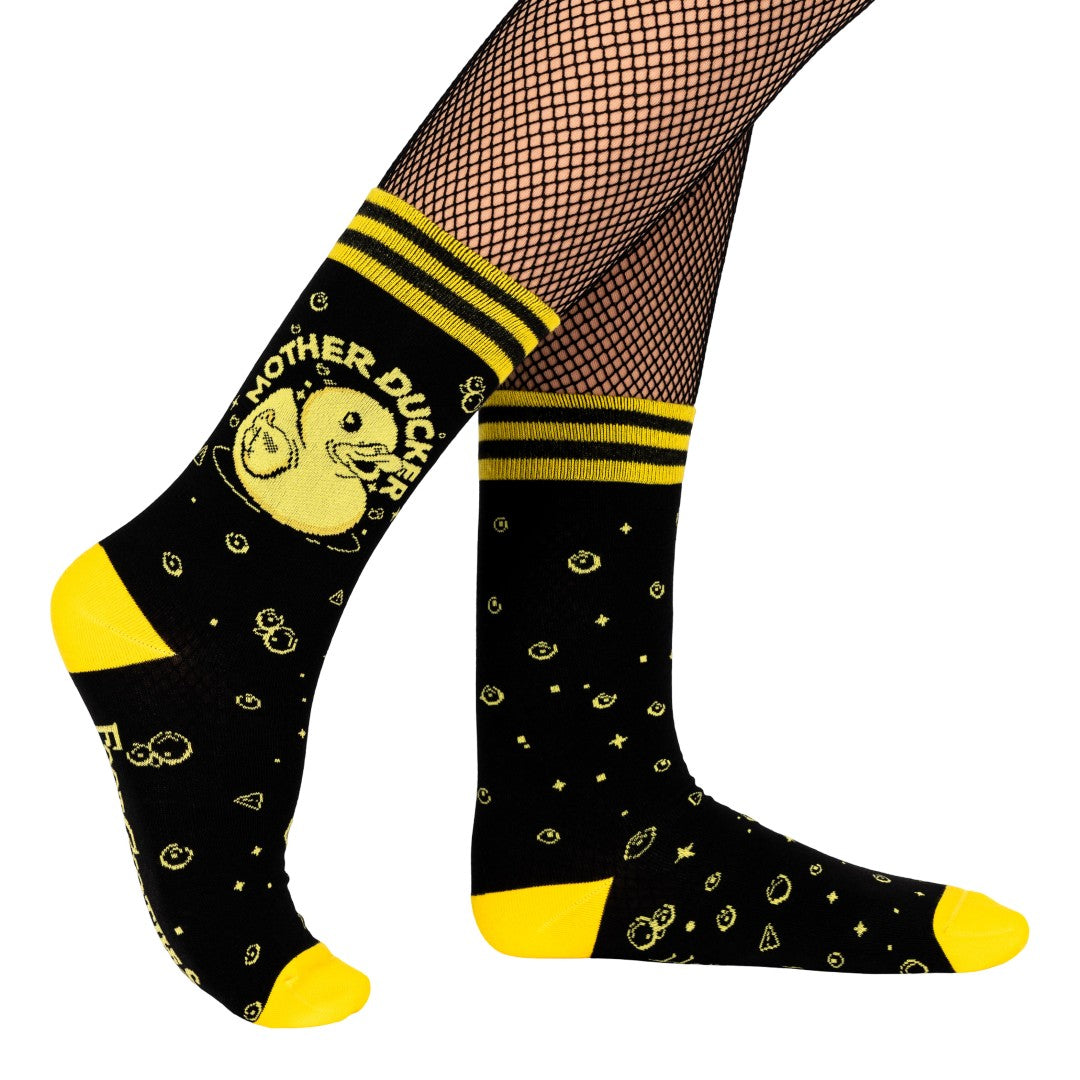 Mother Ducker Crew Socks