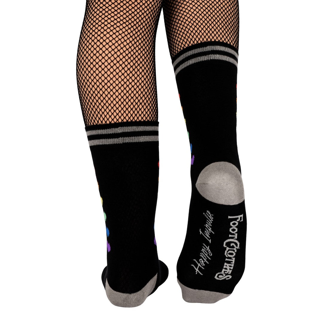 Pride Pixel Hearts Crew Socks