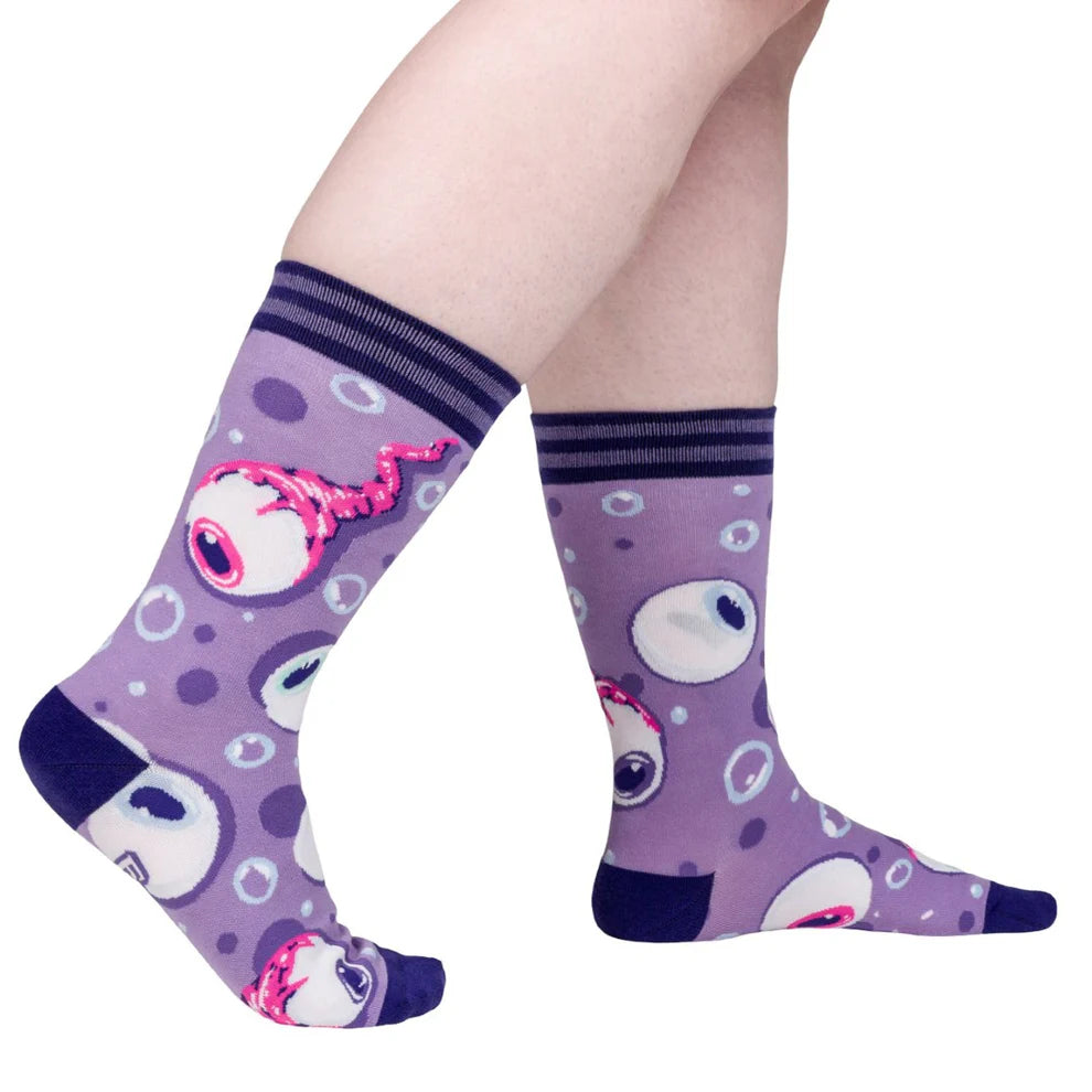 Peepers Eyeball Crew Socks