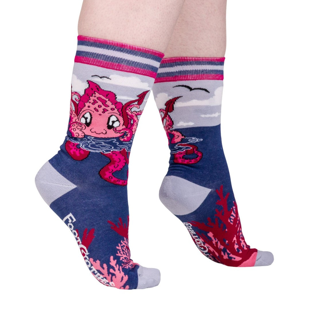 Cute Kraken Crew Socks