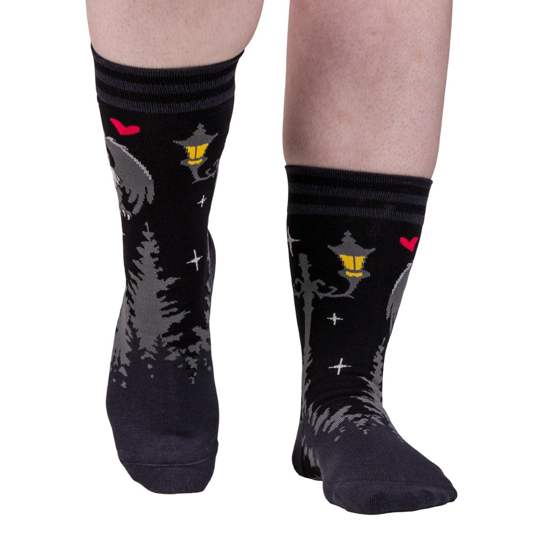 Cute Mothman Crew Socks