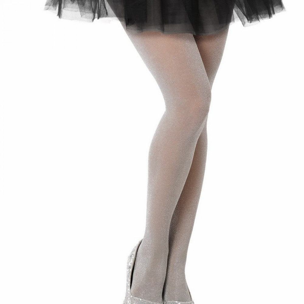 Silver Shimmer Tights
