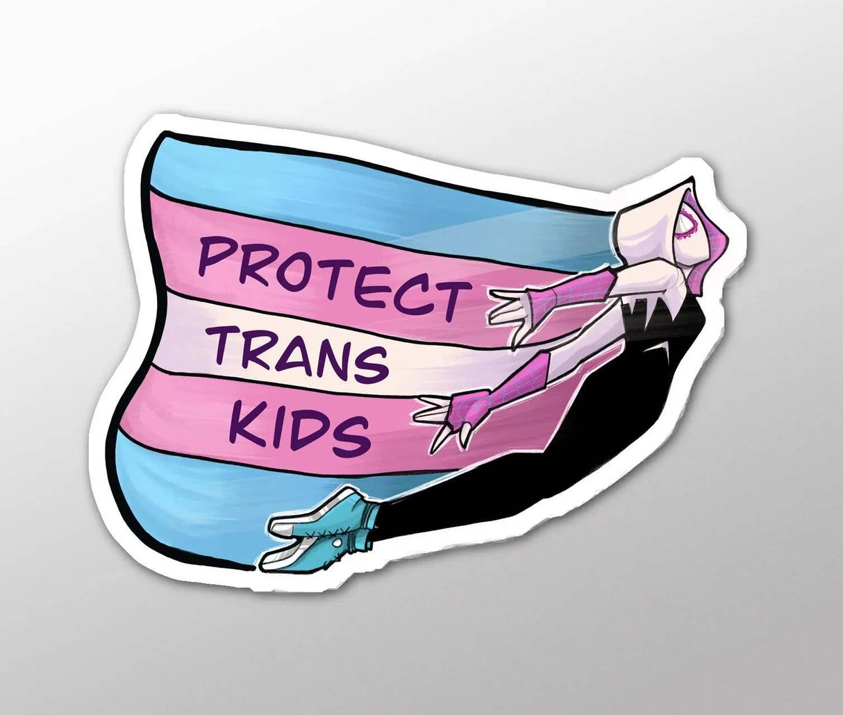 Protect Trans Kids - Die Cut Sticker