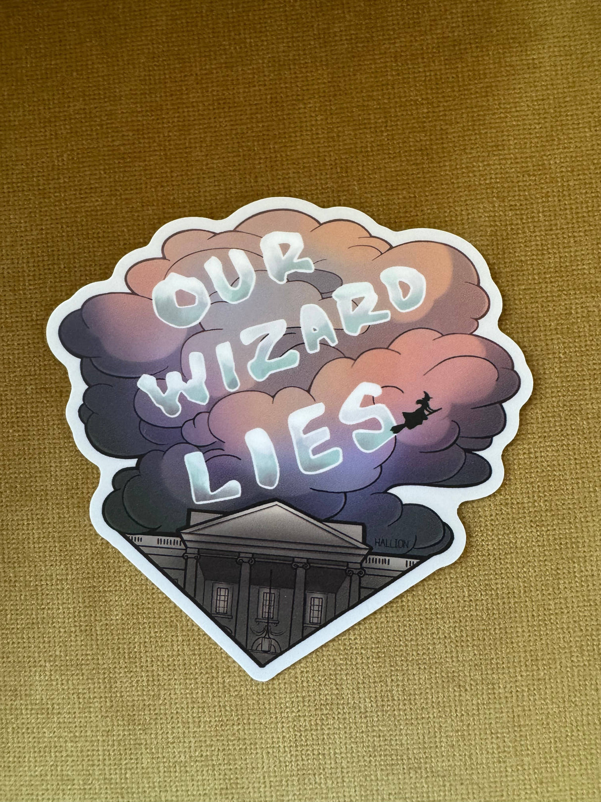 Our Wizard Lies - Individual Die Cut Sticker