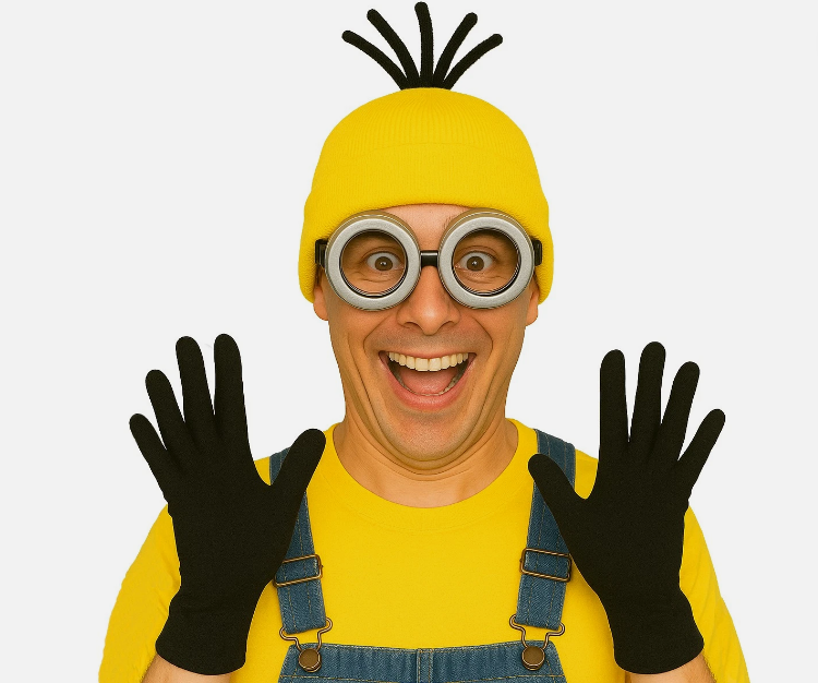 Yellow Lackey Henchmen Costume Accessory Kit