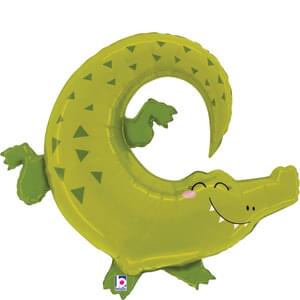 34" Jungle Alligator Shape Balloon