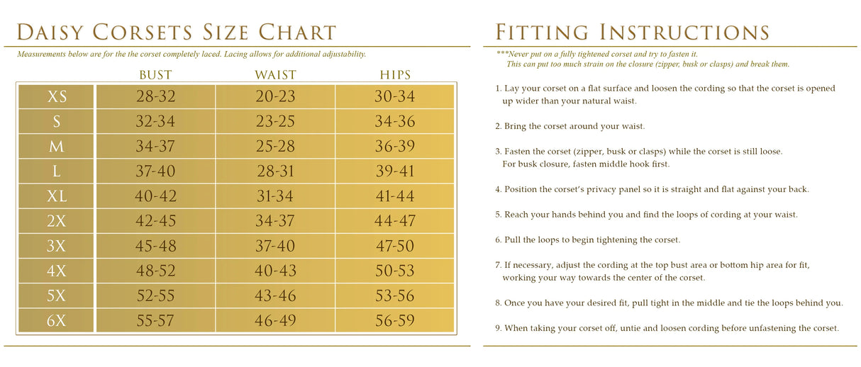 Top Drawer CURVY Brown Brocade Double Steel Boned Overbust Corset