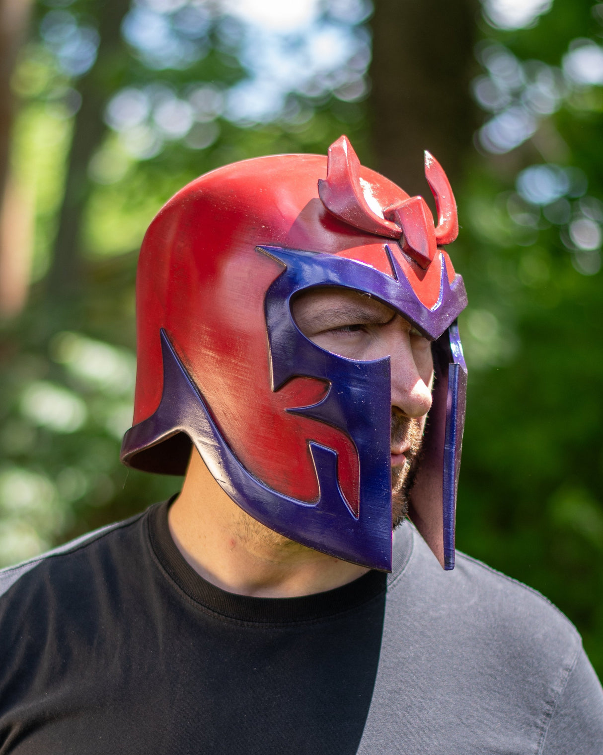 Magneto Helmet - Mutant Leader's Barbute Helm Costume Replica