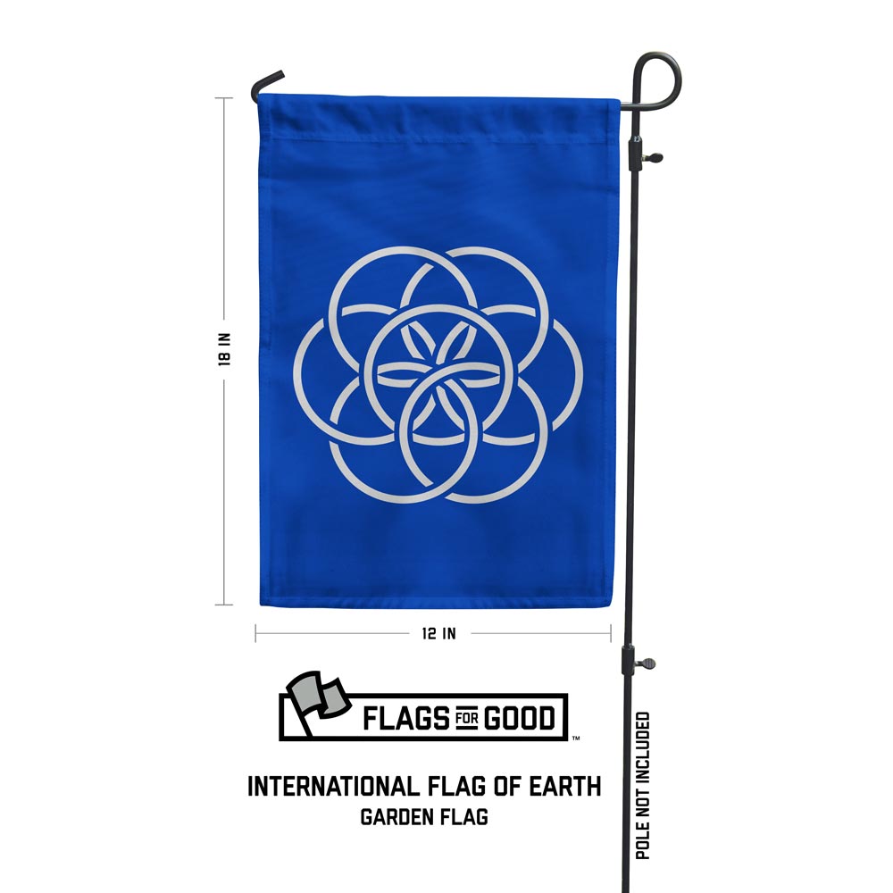 International Flag of Planet Earth Garden Flag
